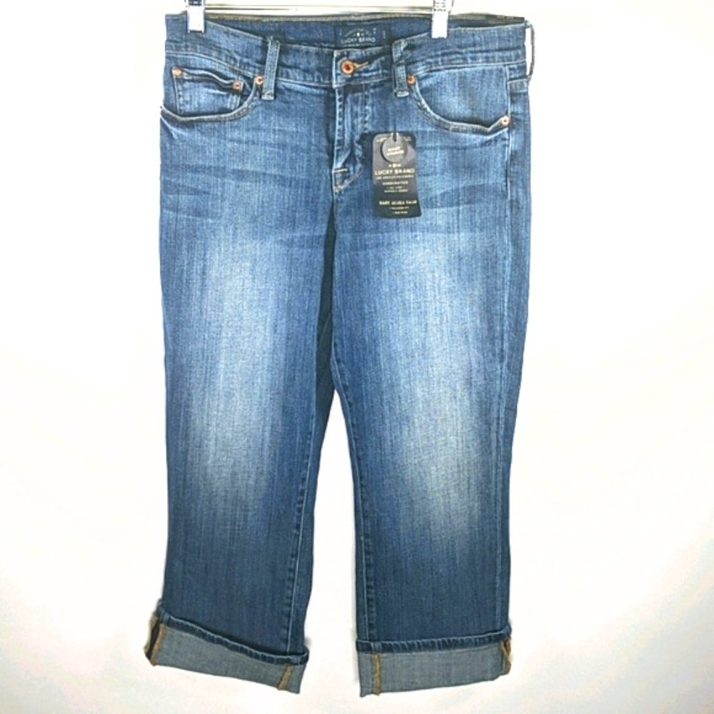 NWT Lucky Brand Easy Rider Crop jeans